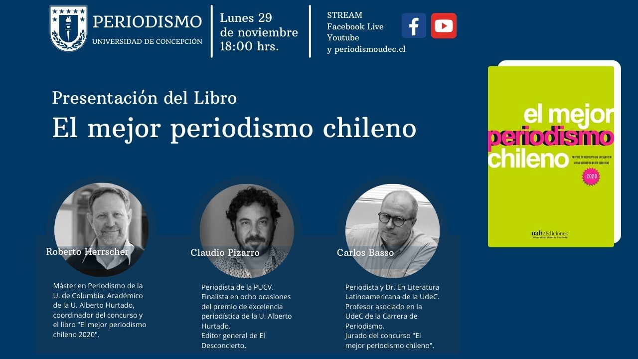 Presentación del Libro «El mejor periodismo chileno 2020»